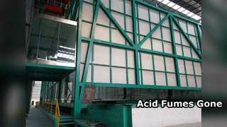 Sistema de extracción de humos ácidos 900 Pa 10s