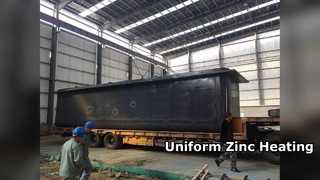 Sistema de control de calefacción de caldera de zinc galvanizado