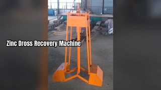 Máquina de reciclaje de escoria de zinc de alta eficiencia