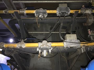 Línea sistema de control de calefacción de la caldera del cinc, planta de la galvanización de la inmersión caliente de galvanización automática 