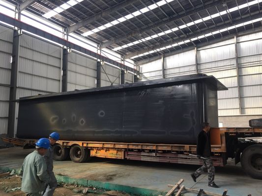 Resistente a la corrosión galvanice el tanque, los tanques de agua durables del cinc con la parte inferior redonda