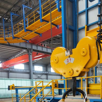 Línea de galvanizado por inmersión en caliente para trefilado de alambre metálico 0-15 m/min de velocidad de recubrimiento