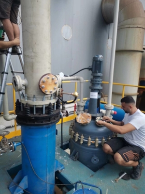 Potente sistema de eliminación de humos químicos 1000 m3/h Flujo de aire 900 Pa Torre de purificación para industriales