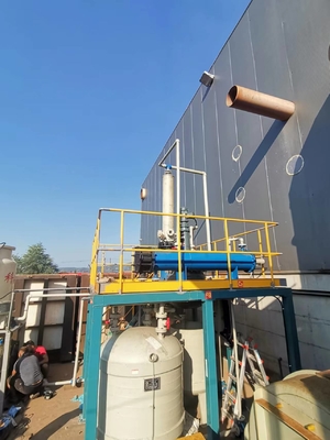 Potente sistema de eliminación de humos químicos 1000 m3/h Flujo de aire 900 Pa Torre de purificación para industriales