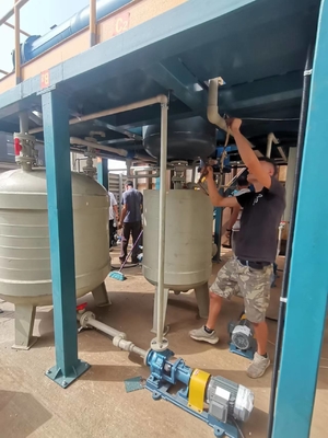 Sistema de extracción de humos ácidos industriales de frecuencia 50/60Hz con construcción de acero inoxidable