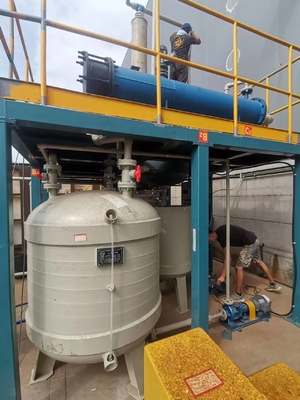 Sistema de extracción de humos ácidos industriales de frecuencia 50/60Hz con construcción de acero inoxidable