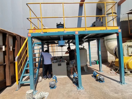 Sistema de extracción de humos ácidos con filtro HEPA 1200 mm X 800 mm X 1500 mm para aplicaciones industriales