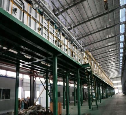 Equipo de galvanización automática por inmersión en caliente controlado por un PLC, respetuoso con el medio ambiente con 55000 o 110000 juegos