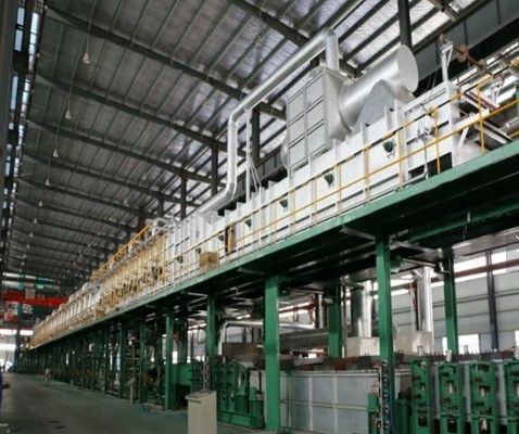 Equipo de galvanizado por inmersión caliente controlado por PLC de baño cerámico / metálico 40-100 micras